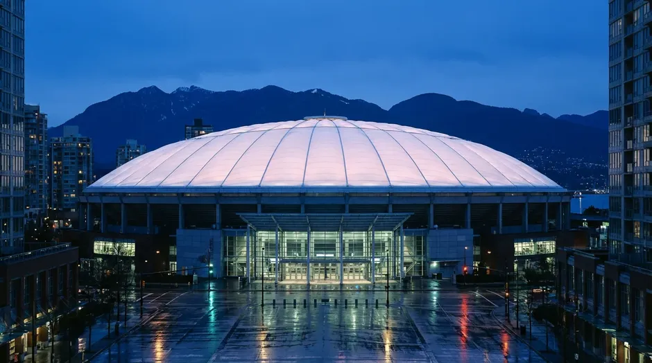 BC Place in Vancouver, Spielort der WM 2026 und Austragungsort von Schweiz gegen Kanada